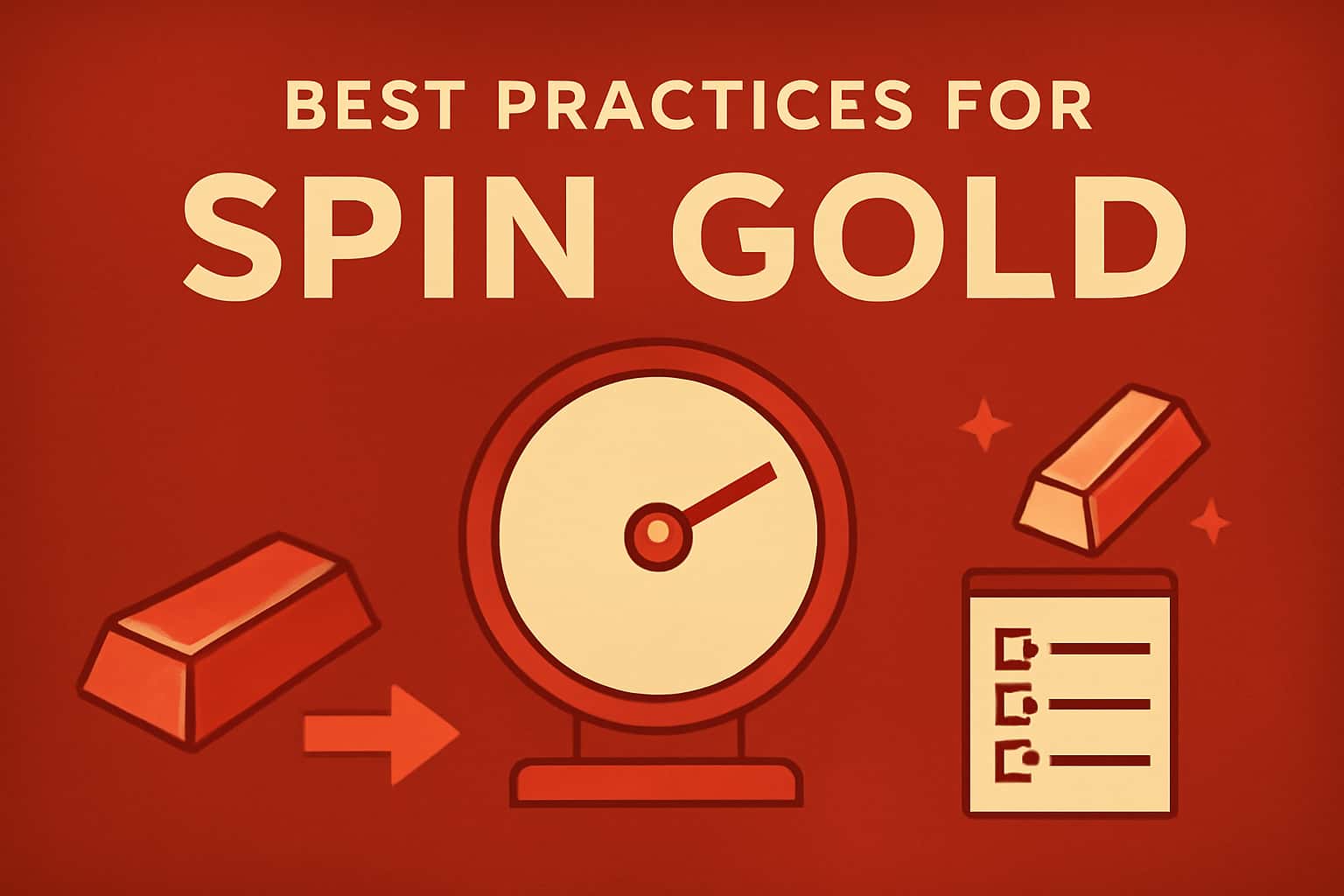 An informative graphic displaying the text Spin Gold in a modern aesthetic.
