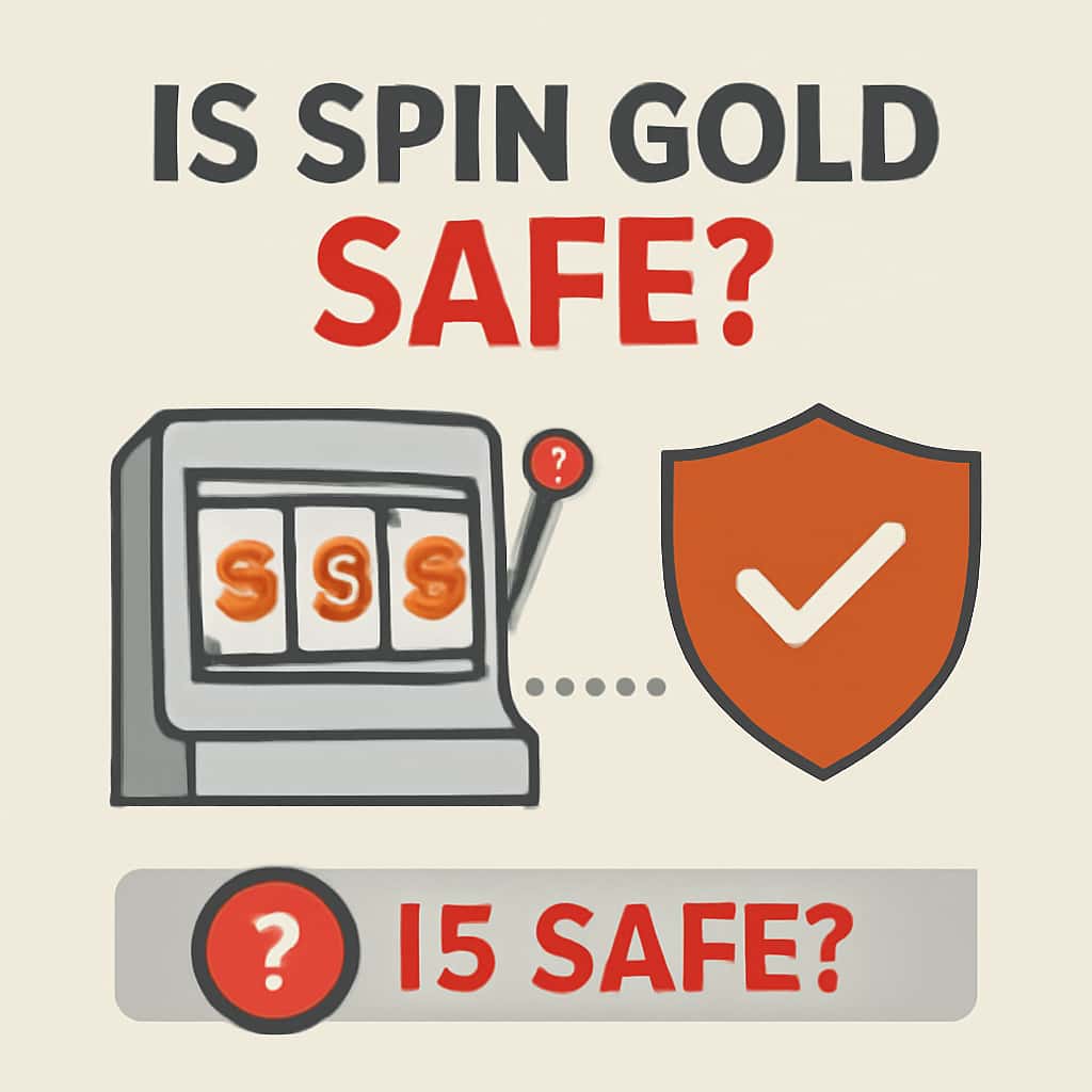 An educational illustration on Spin Gold's safety measures.