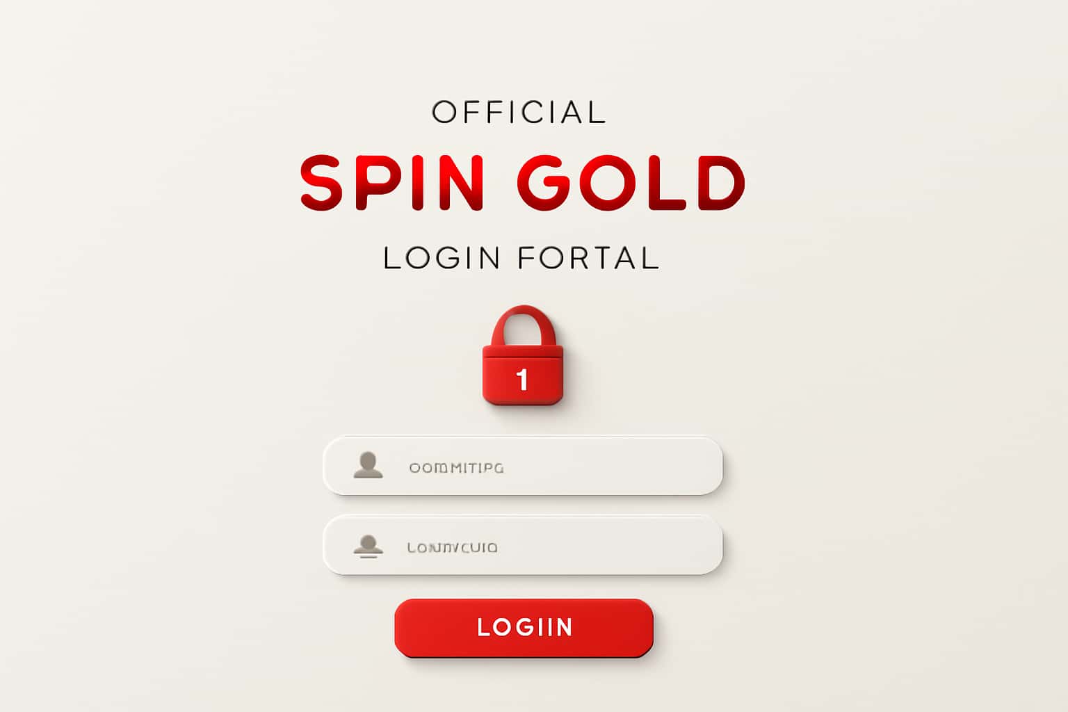 Official Spin Gold Login Portal Interface