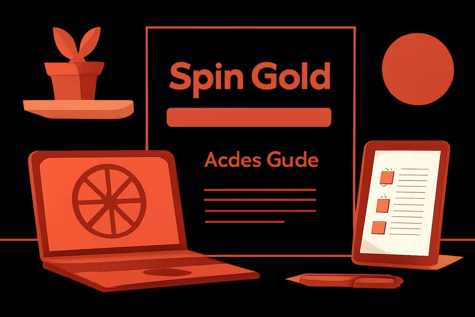 An informational representation of the Spin Gold Access Guide with clear text.