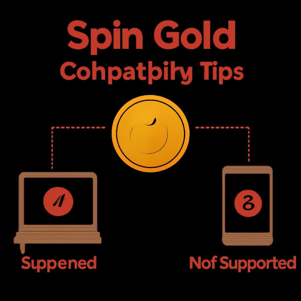 A diagram explaining compatibility aspects for Spin Gold.