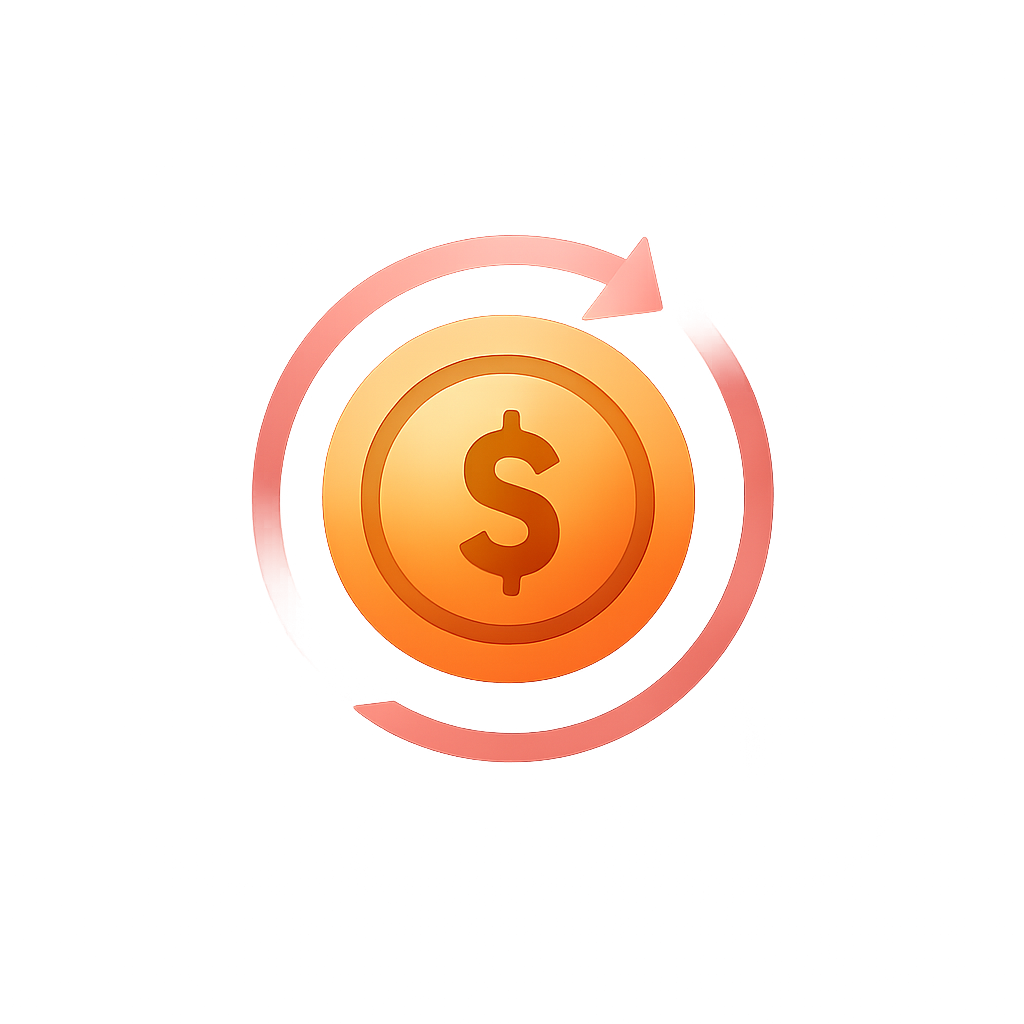 Illustration summarizing the Spin Gold FAQ topics.