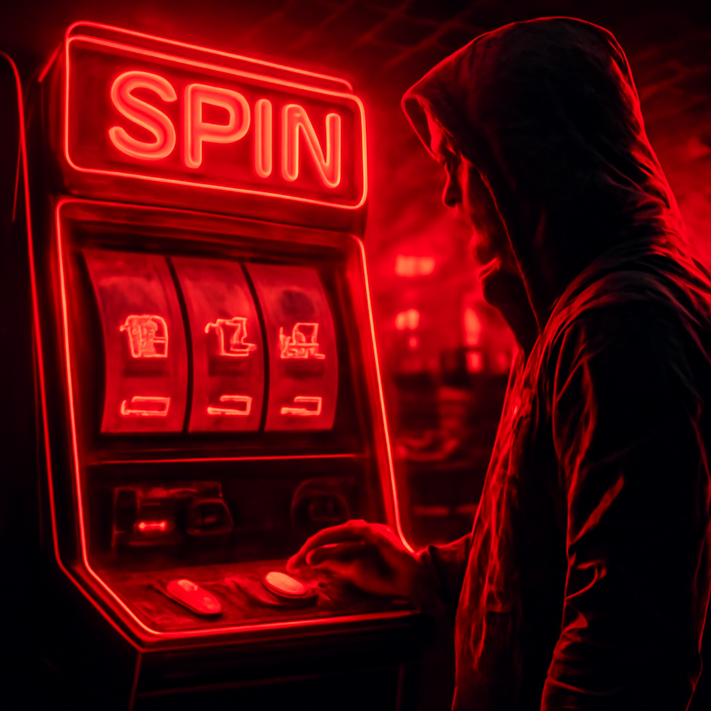 Illustration showing steps to update Spin Gold settings.