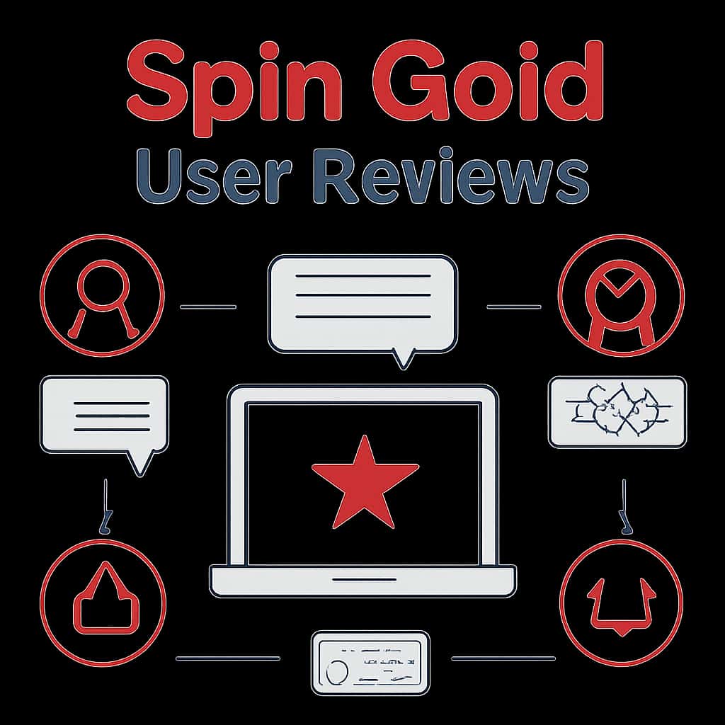 An educational illustration of user experiences with Spin Gold.